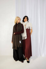 Load image into Gallery viewer, The Reykjavik Scarf with RWS Wool - Dark Chocolate - AW24
