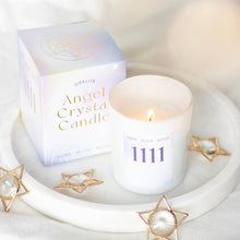 Load image into Gallery viewer, 1111 Angel Number Crystal Chip Candle
