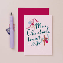 Load image into Gallery viewer, Tinsel Tits Christmas Card