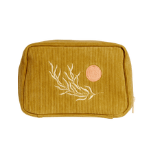 Load image into Gallery viewer, Corduroy Makeup Bag in Olive