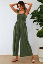 Load image into Gallery viewer, Frill Detail Strappy Jumpsuit In Olive