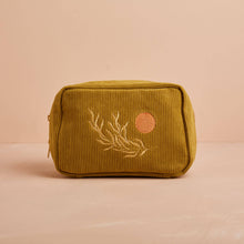 Load image into Gallery viewer, Corduroy Makeup Bag in Olive