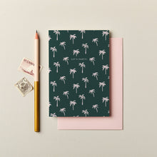 Load image into Gallery viewer, Let's Party Palm Tree Birthday Card