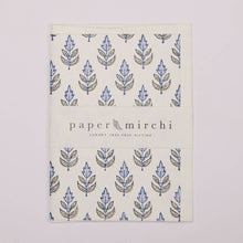 Load image into Gallery viewer, Hand Block Printed Greeting Card - Buti Blue Stone