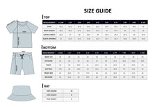 Load image into Gallery viewer, Lavender Sunset 3 Piece Towelling Set with Hat