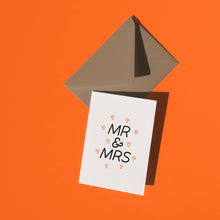 Load image into Gallery viewer, Mr & Mrs | Anniversary Card, Wedding Card, Engagement Card