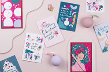 Load image into Gallery viewer, Tinsel Tits Christmas Card