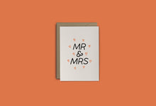 Load image into Gallery viewer, Mr & Mrs | Anniversary Card, Wedding Card, Engagement Card