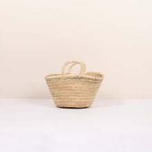 Load image into Gallery viewer, Mini Market Tote Basket Bag