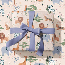 Load image into Gallery viewer, Safari Kids Gift Wrap