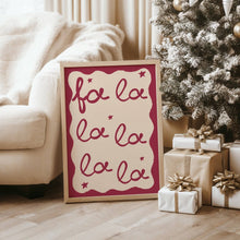 Load image into Gallery viewer, Fa La La La Christmas Print