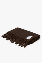 Load image into Gallery viewer, The Reykjavik Scarf with RWS Wool - Dark Chocolate - AW24