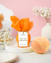 Load image into Gallery viewer, Amazing Uplifting Bath Bomb Gift⎜Peach Luxury Bath Bomb Soak