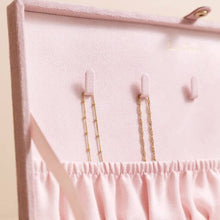 Load image into Gallery viewer, Quilted Velvet Large Jewellery Box in Pink