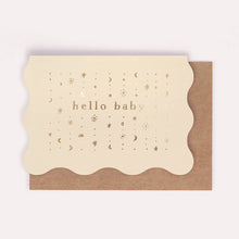 Load image into Gallery viewer, Stars Hello Baby Card