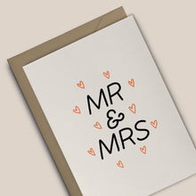 Load image into Gallery viewer, Mr & Mrs | Anniversary Card, Wedding Card, Engagement Card