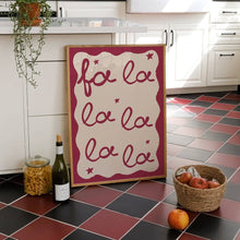 Load image into Gallery viewer, Fa La La La Christmas Print