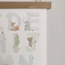 Load image into Gallery viewer, Animal Alphabet Fine Art Print