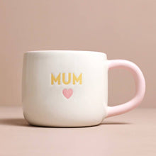 Load image into Gallery viewer, Ceramic Pink Heart Mum Mug