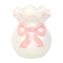 Load image into Gallery viewer, White and Pink Bow Oil Burner