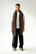 Load image into Gallery viewer, The Reykjavik Scarf with RWS Wool - Dark Chocolate - AW24