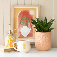 Load image into Gallery viewer, Terracotta Sun Plant Pot