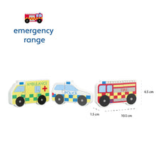 Load image into Gallery viewer, Emergency Services Wooden Mini Puzzles