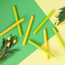 Load image into Gallery viewer, Lime Green 10 inch Dinner Candle