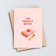 Load image into Gallery viewer, A Perfect Match, Wedding, Anniversary Greeting Card