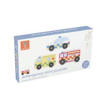 Load image into Gallery viewer, Emergency Services Wooden Mini Puzzles