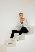 Load image into Gallery viewer, Sporty Socks - 100% Bamboo - Off White - AW25