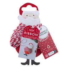 Load image into Gallery viewer, Red and White Christmas Twine