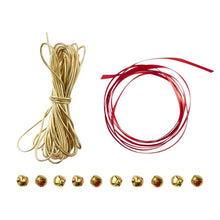 Load image into Gallery viewer, Festive Wrap Kit Including Bells - Red & Gold