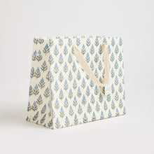 Load image into Gallery viewer, Hand Block Printed Gift Bags | Blue Stone (Medium)
