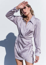 Load image into Gallery viewer, Purple Shirt Dress
