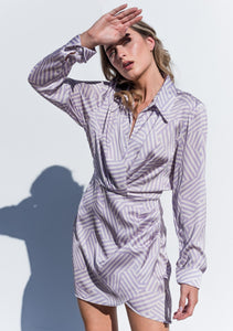 Purple Shirt Dress