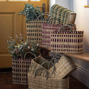 Bali Basket Bags - Violet