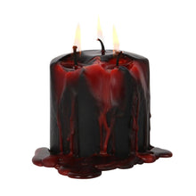 Load image into Gallery viewer, Small Gothic Vampire Blood Pillar Candle
