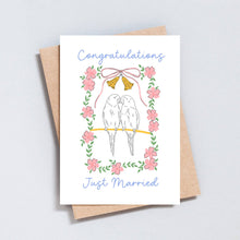 Load image into Gallery viewer, Congratulation Just Married Wedding Greeting Card
