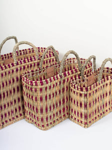 Bali Basket Bags - Violet