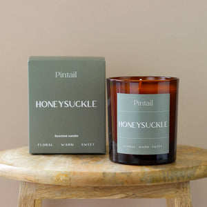 Honeysuckle Glass Candle