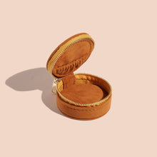 Load image into Gallery viewer, Mini Travel Jewellery Case in Burnt Orange
