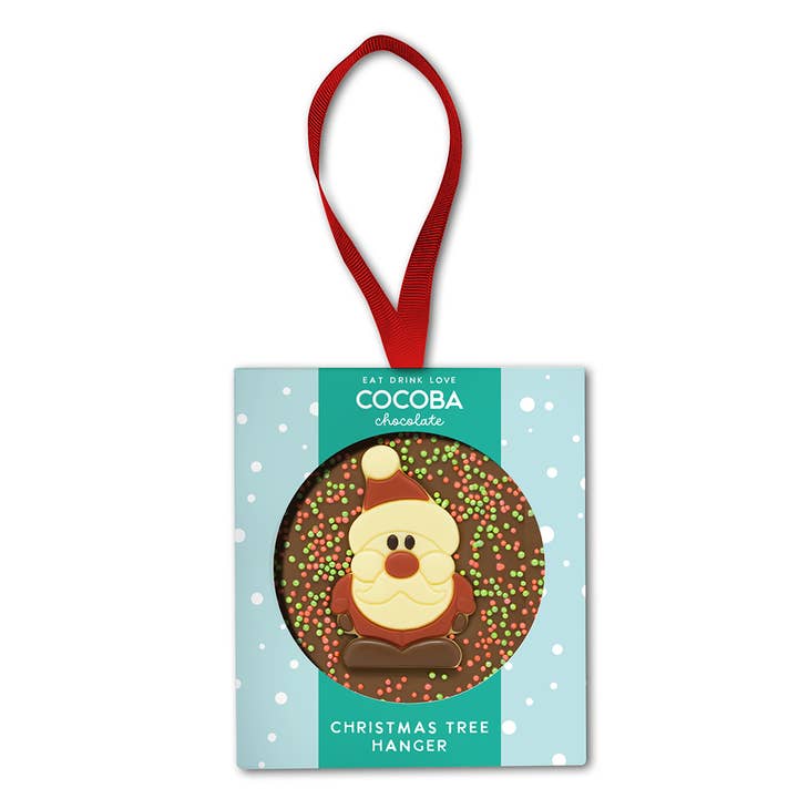 Christmas Santa Milk Chocolate Tree Hanger