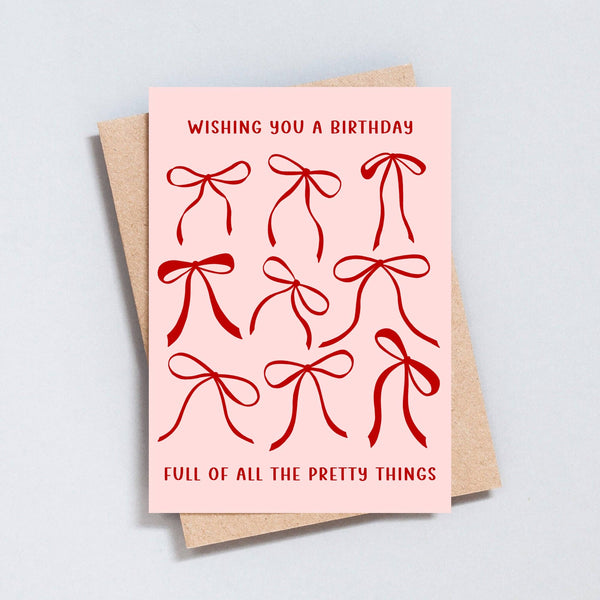 All The Pretty Things Birthday Card - A6 Greeting Card