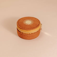 Load image into Gallery viewer, Mini Travel Jewellery Case in Burnt Orange
