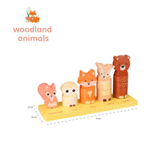 Load image into Gallery viewer, Woodland Wooden Counting Game
