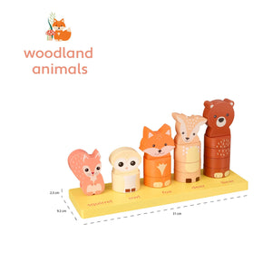 Woodland Wooden Counting Game