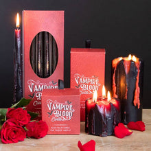 Load image into Gallery viewer, Small Gothic Vampire Blood Pillar Candle
