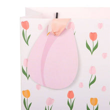 Load image into Gallery viewer, Tulip Print Spring and Mother's Day Gift Bag
