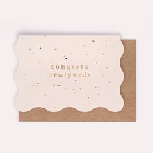 Load image into Gallery viewer, Newlyweds Wedding Card | Wedding Day Card | Confetti Card
